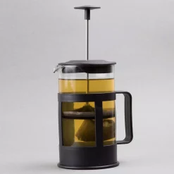 Coffee Makers Creative Home 1000 Ml (34 Oz.) 4 Cups Glass French Press Coffee Plunger Tea Maker For Loose Tea Leaves Or Coffee, Black -MegaChef Sales Shop black creative home french presses 45007 44 1000