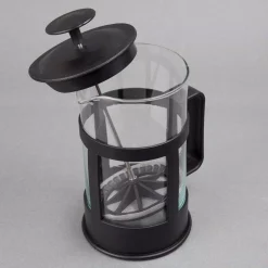 Coffee Makers Creative Home 1000 Ml (34 Oz.) 4 Cups Glass French Press Coffee Plunger Tea Maker For Loose Tea Leaves Or Coffee, Black -MegaChef Sales Shop black creative home french presses 45007 c3 1000