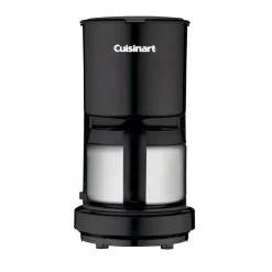 Coffee Makers Cuisinart 4-Cup Black Drip Coffee Maker With Stainless Steel Carafe