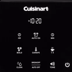 Coffee Makers Cuisinart 14-Cup Touchscreen Black Drip Coffee Maker -MegaChef Sales Shop black cuisinart drip coffee makers dcc t20 4f 1000