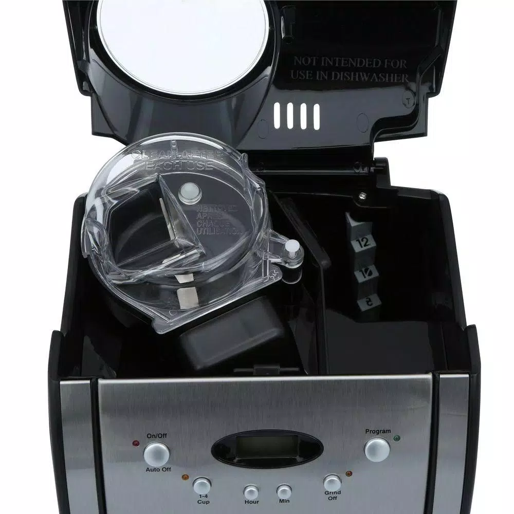 Coffee Makers Cuisinart Grind And Brew 12-Cup Automatic Black Drip Coffee Maker With Built-In Grinder 3 Coffee Makers Cuisinart Grind And Brew 12-Cup Automatic Black Drip Coffee Maker With Built-In Grinder - Image 3