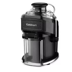 Juicers Cuisinart Compact 16 Fl. Oz. Black Masticating Juicer With Recipe Booklet And Cleaning Brush -MegaChef Sales Shop black cuisinart juicers cje 500 4f 1000