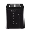 Toasters Cuisinart Touchscreen 2-Slice Black Wide Slot Toaster