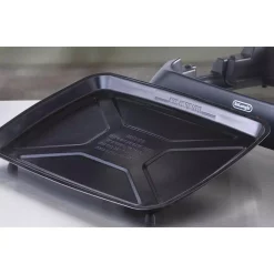 Electric Skillets & Indoor Grills DeLonghi Perfecto Healthy 192 Sq. In. Black Aluminum Indoor Grill With Lid -MegaChef Sales Shop black delonghi indoor grills bg24 44 1000