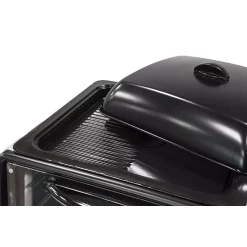 Toasters Elite Platinum Black Toaster Oven -MegaChef Sales Shop black elite toaster ovens ero 2008sc 4f 1000