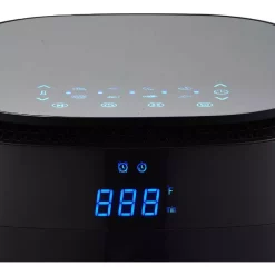 Air Fryers GoWISE USA 5 Qt. Black Air Fryer With Duo Touchscreen Display -MegaChef Sales Shop black gowise usa air fryers gw22821 s 1f 1000