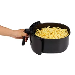 Air Fryers GoWISE USA 8-in-1 7.0 Qt. Black Electric Air Fryer With Recipe Book -MegaChef Sales Shop black gowise usa air fryers gw22931 44 1000