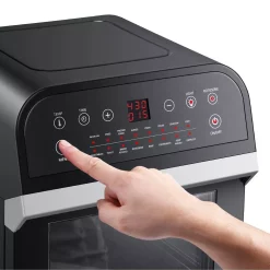 Air Fryers GoWISE USA 12.7 Qt. Black Rotisserie Oven And Air Fryer With Recipe Book 10 Air Fryers GoWISE USA 12.7 Qt. Black Rotisserie Oven And Air Fryer With Recipe Book -MegaChef Sales Shop black gowise usa air fryers gw44800 1f 1000