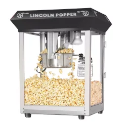 Popcorn Machines Great Northern Black Lincoln Countertop Popcorn Machine- Popper Makes 3 Gallons- 8-Ounce Kettle, Old Maids Drawer, Warming Tray & Scoop -MegaChef Sales Shop black great northern popcorn machines 576711hbj 66 1000