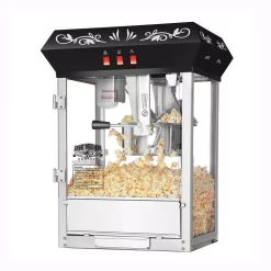 Popcorn Machines Great Northern Foundation 6 Oz. Black Countertop Popcorn Machine