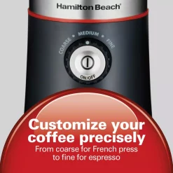 Coffee Makers Hamilton Beach Custom Grind 5 Oz. Black Blade Coffee Grinder -MegaChef Sales Shop black hamilton beach coffee grinders 80393 44 1000