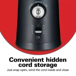 Coffee Makers Hamilton Beach Custom Grind 5 Oz. Black Blade Coffee Grinder -MegaChef Sales Shop black hamilton beach coffee grinders 80393 76 1000