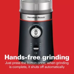 Coffee Makers Hamilton Beach Custom Grind 5 Oz. Black Blade Coffee Grinder -MegaChef Sales Shop black hamilton beach coffee grinders 80393 fa 1000
