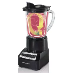 Blenders Hamilton Beach 40 Oz. 14-Speed Black Countertop Blender -MegaChef Sales Shop black hamilton beach countertop blenders 54220 1f 1000