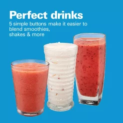 Blenders Hamilton Beach Power Elite 40 Oz. 5-Speed Black Blender -MegaChef Sales Shop black hamilton beach countertop blenders 58175 4f 1000