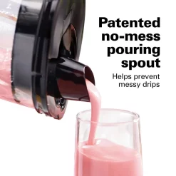 Blenders Hamilton Beach Power Elite 40 Oz. 5-Speed Black Blender -MegaChef Sales Shop black hamilton beach countertop blenders 58175 fa 1000