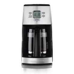 Coffee Makers Hamilton Beach 12-Cup Black Programmable Coffee Maker