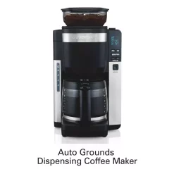 Coffee Makers Hamilton Beach 12-Cup Black Auto Grounds Dispensing Coffee Maker 11 Coffee Makers Hamilton Beach 12-Cup Black Auto Grounds Dispensing Coffee Maker -MegaChef Sales Shop black hamilton beach drip coffee makers 45400 4f 1000