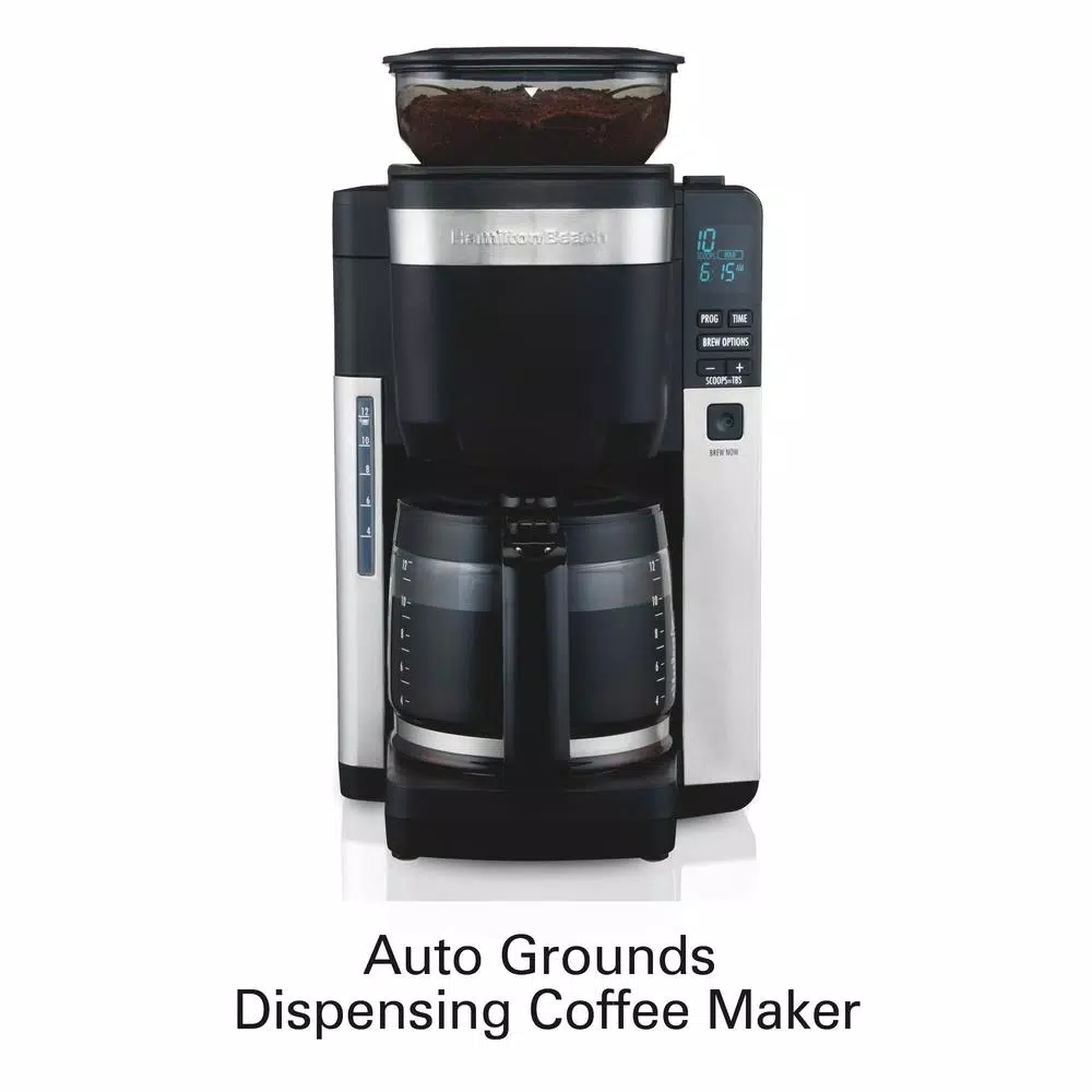 Coffee Makers Hamilton Beach 12-Cup Black Auto Grounds Dispensing Coffee Maker 4 Coffee Makers Hamilton Beach 12-Cup Black Auto Grounds Dispensing Coffee Maker - Image 4