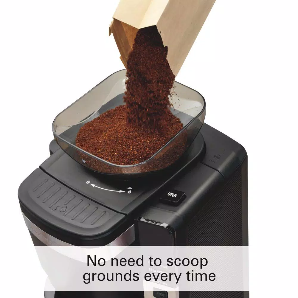 Coffee Makers Hamilton Beach 12-Cup Black Auto Grounds Dispensing Coffee Maker 7 Coffee Makers Hamilton Beach 12-Cup Black Auto Grounds Dispensing Coffee Maker - Image 7