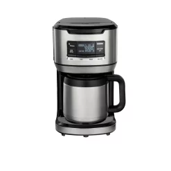 Coffee Makers Hamilton Beach 12-Cup Black Programmable Front-Fill Coffee Maker With Thermal Carafe