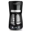 Coffee Makers Hamilton Beach 12-Cup Black With Digital Clock Drip Coffeemaker With Digital Clock