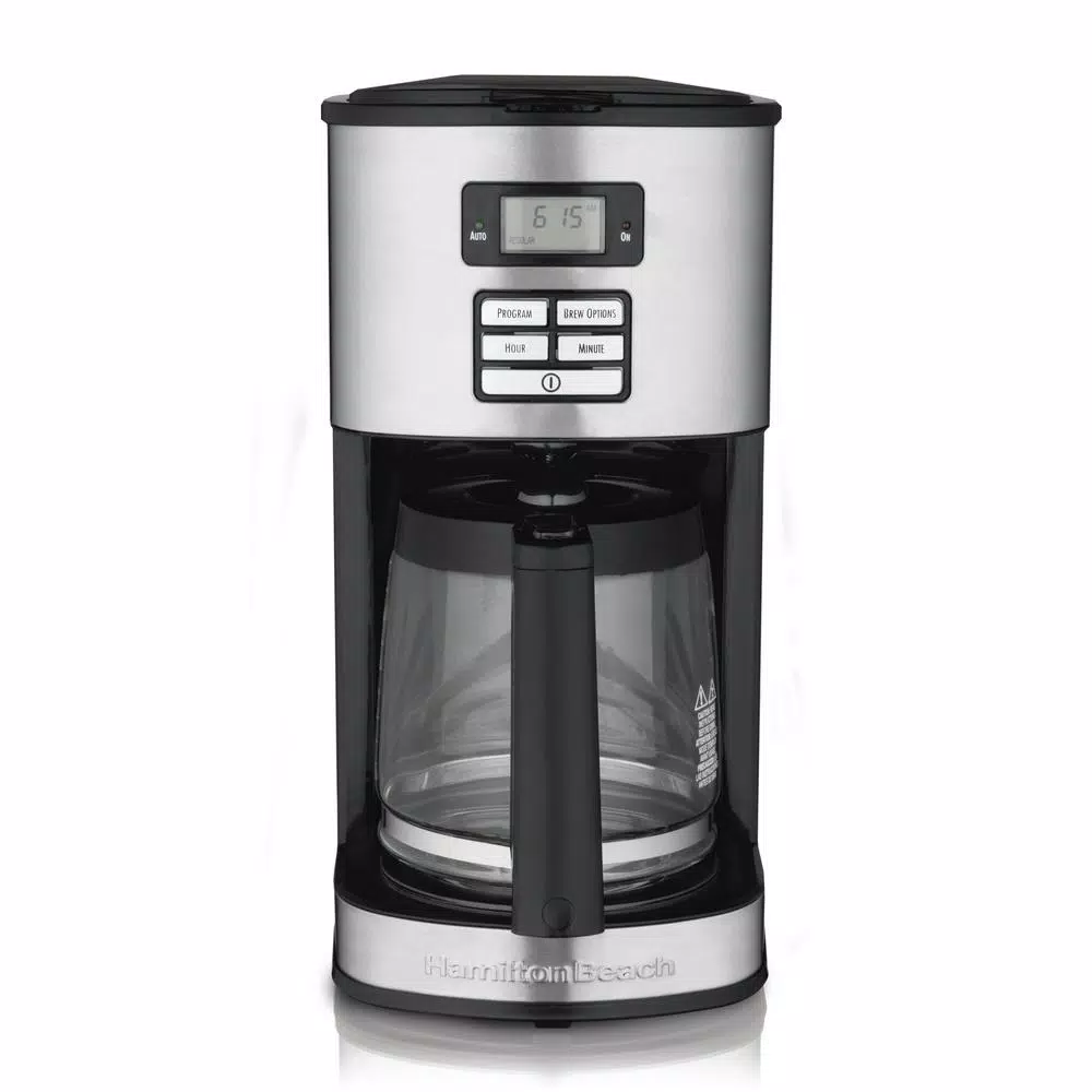 Coffee Makers Hamilton Beach 12-Cup Black Programmable Coffee Maker With Automatic Shut-Off 3 Coffee Makers Hamilton Beach 12-Cup Black Programmable Coffee Maker With Automatic Shut-Off - Image 3