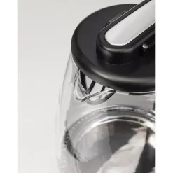 Electric Kettles Hamilton Beach 7-Cup Black Glass Kettle Electric -MegaChef Sales Shop black hamilton beach electric kettles 40865 1f 1000