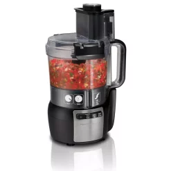 Food Processing Hamilton Beach Stack And Snap 10-Cup 3-Speed Black Food Processor