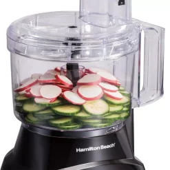 Food Processing Hamilton Beach 8-Cup 2-Speed Black Food Processor And Vegetable Chopper -MegaChef Sales Shop black hamilton beach food processors 70740 1d 1000