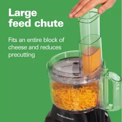 Food Processing Hamilton Beach 8-Cup 2-Speed Black Food Processor And Vegetable Chopper -MegaChef Sales Shop black hamilton beach food processors 70740 1f 1000
