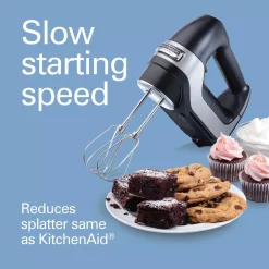 Mixers Hamilton Beach Professional 5-Speed Black Hand Mixer 13 Mixers Hamilton Beach Professional 5-Speed Black Hand Mixer -MegaChef Sales Shop black hamilton beach hand mixers 62651 44 1000