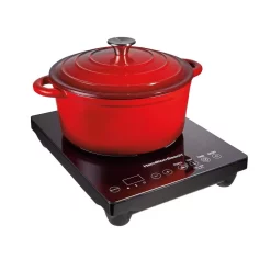 Food Warmers Hamilton Beach Single Burner 10 In. Black Induction Cooktop -MegaChef Sales Shop black hamilton beach hot plates 34104 4f 1000