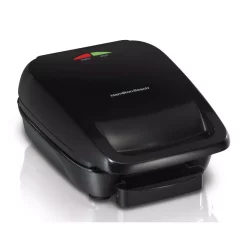 Electric Skillets & Indoor Grills Hamilton Beach 60 Sq. In. Black Removable Plate Indoor Grill With Removable Cooking Plates -MegaChef Sales Shop black hamilton beach indoor grills 25357 4f 1000