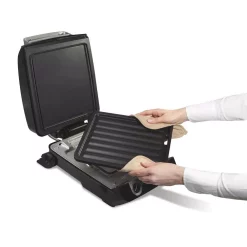 Electric Skillets & Indoor Grills Hamilton Beach 3-in-1 Black Multi Grill -MegaChef Sales Shop black hamilton beach indoor grills 25600 1f 1000