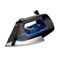 Irons Hamilton Beach Retractable Cord Iron With Stainless Steel Soleplate, Steam, Spray And Blast Settings And Auto Shutoff