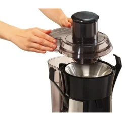 Juicers Hamilton Beach Big Mouth 800-Watt 10 Oz. Black Centrifugal Juice Extractor -MegaChef Sales Shop black hamilton beach juicers 67601 76 1000