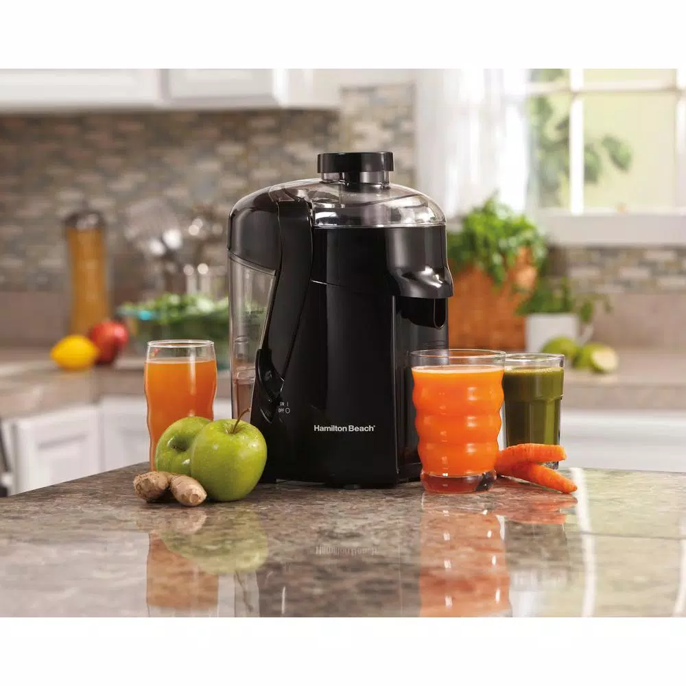Juicers Hamilton Beach HealthSmart 400-Watt 12 Oz. Black Centrifugal Juice Extractor 6 Juicers Hamilton Beach HealthSmart 400-Watt 12 Oz. Black Centrifugal Juice Extractor - Image 6