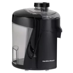 Juicers Hamilton Beach HealthSmart 400-Watt 12 Oz. Black Centrifugal Juice Extractor