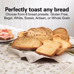 Toasters Hamilton Beach Expert Toast 900 W 2-Slice Black And Stainless Steel Wide Slot Toaster -MegaChef Sales Shop black hamilton beach pop up toasters 22994 4f 1000