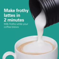 Coffee Makers Hamilton Beach Flexbrew 1-Cup Black Single Serve Coffee Maker With Milk Frother -MegaChef Sales Shop black hamilton beach single serve coffee makers 49949 44 1000