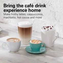 Coffee Makers Hamilton Beach Flexbrew 1-Cup Black Single Serve Coffee Maker With Milk Frother -MegaChef Sales Shop black hamilton beach single serve coffee makers 49949 4f 1000