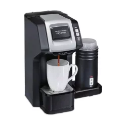 Coffee Makers Hamilton Beach Flexbrew 1-Cup Black Single Serve Coffee Maker With Milk Frother -MegaChef Sales Shop black hamilton beach single serve coffee makers 49949 c3 1000