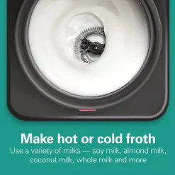 Coffee Makers Hamilton Beach Flexbrew 1-Cup Black Single Serve Coffee Maker With Milk Frother -MegaChef Sales Shop black hamilton beach single serve coffee makers 49949 fa 1000