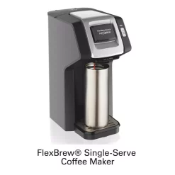 Coffee Makers Hamilton Beach FlexBrew Black Single Serve Coffee Maker -MegaChef Sales Shop black hamilton beach single serve coffee makers 49974 40 1000