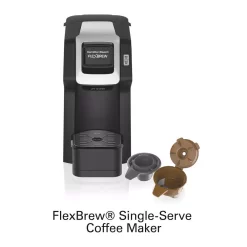 Coffee Makers Hamilton Beach FlexBrew Black Single Serve Coffee Maker -MegaChef Sales Shop black hamilton beach single serve coffee makers 49974 fa 1000