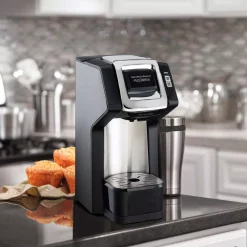 Coffee Makers Hamilton Beach FlexBrew Black Single Serve Plus Coffee Maker -MegaChef Sales Shop black hamilton beach single serve coffee makers 49979 31 1000