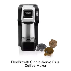 Coffee Makers Hamilton Beach FlexBrew Black Single Serve Plus Coffee Maker -MegaChef Sales Shop black hamilton beach single serve coffee makers 49979 c3 1000