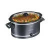 Cookers Hamilton Beach 8 Qt. Black Slow Cooker With Temperature Settings And Glass Lid