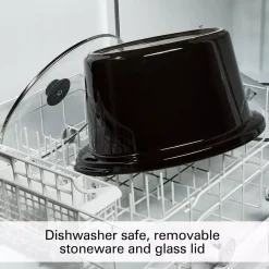 Cookers Hamilton Beach 10 Qt. Black Slow Cooker With Folding Handles -MegaChef Sales Shop black hamilton beach slow cookers 33191 fa 1000